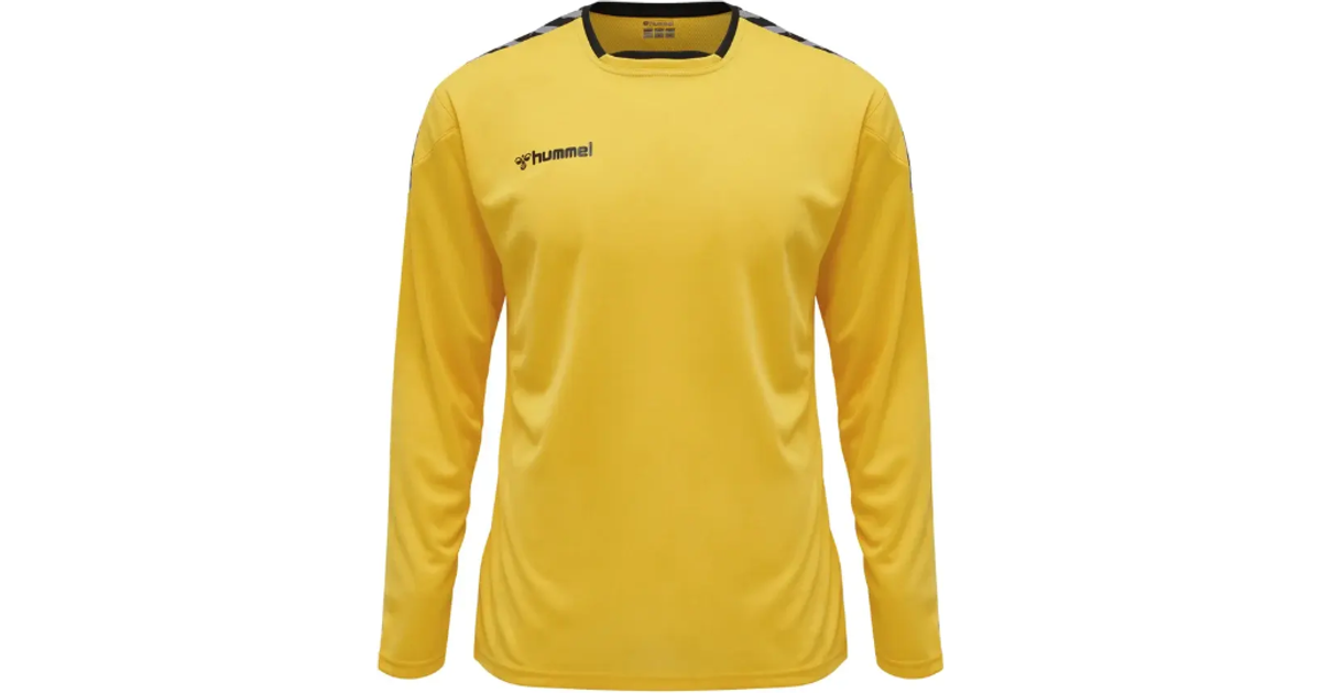 Hummel Authentic Poly Long Sleeve Jersey Men - Yellow/Black • Pris »