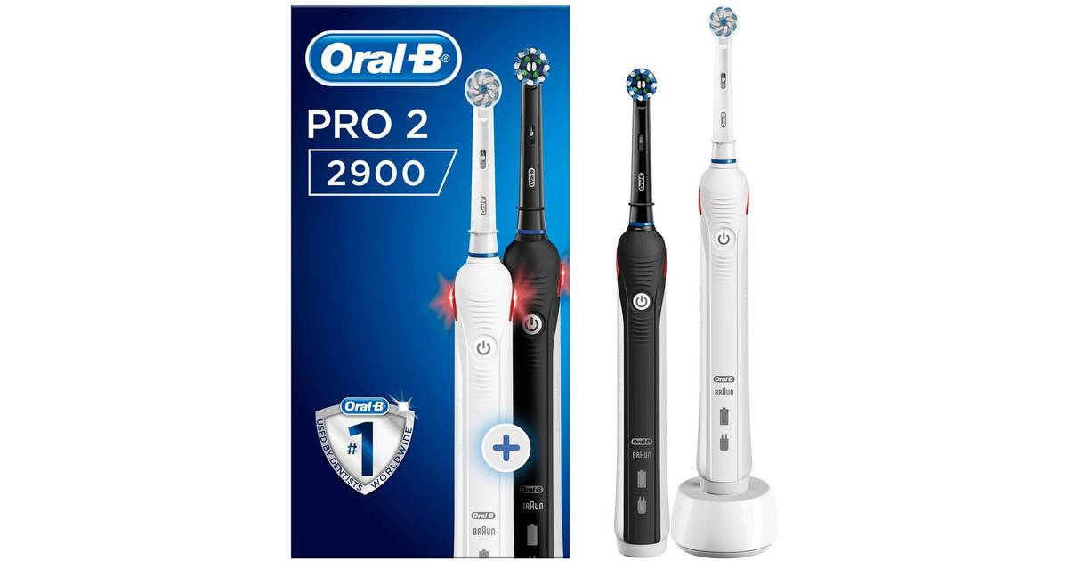 Oral-B Pro 2 2900 Cross Action & Sensi Ultra Thin Duo • Pris »