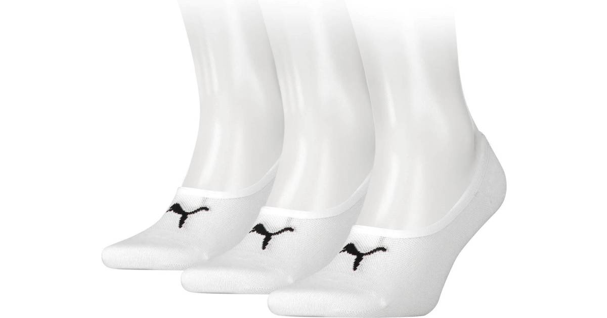 Puma Unisex Footie 3-pack - White • Se PriceRunner »
