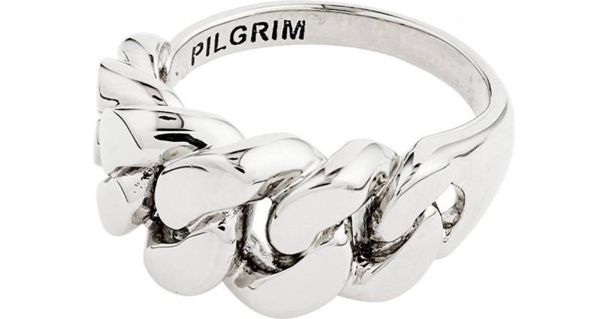 Pilgrim Maren Curb Chain Ring - Silver • Se priser »
