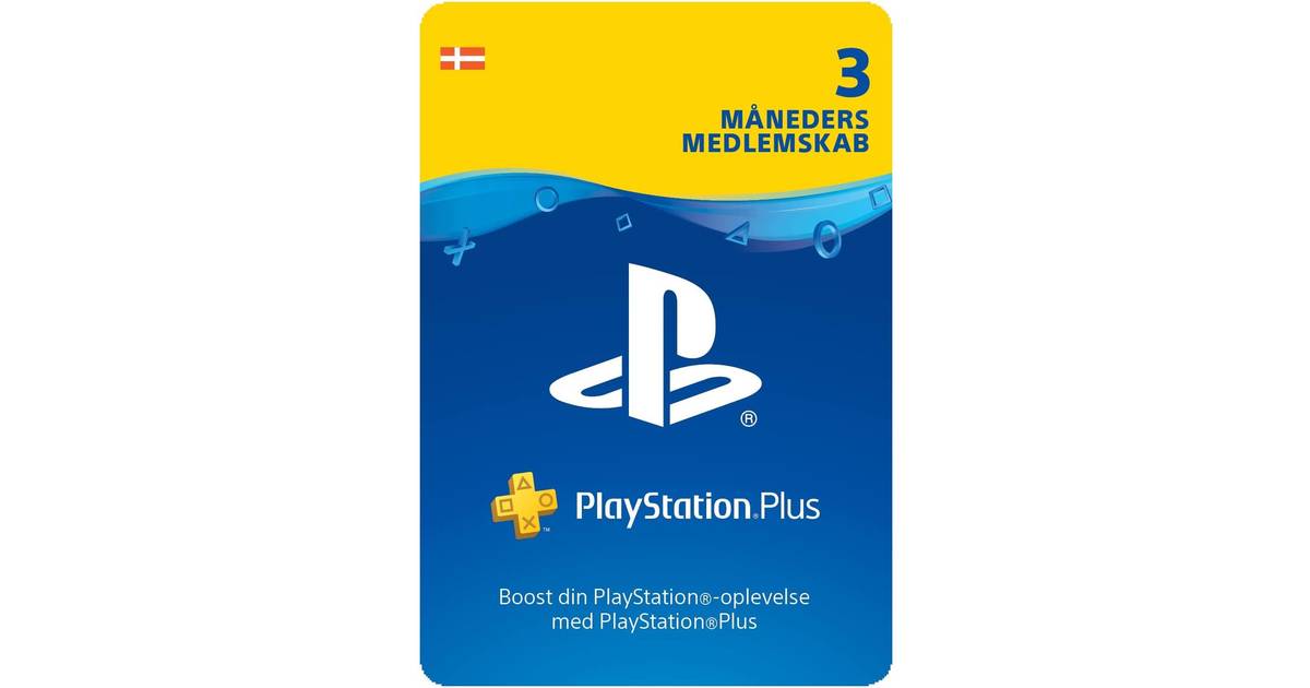 Sony PlayStation Plus - 90 days - DK • PriceRunner »