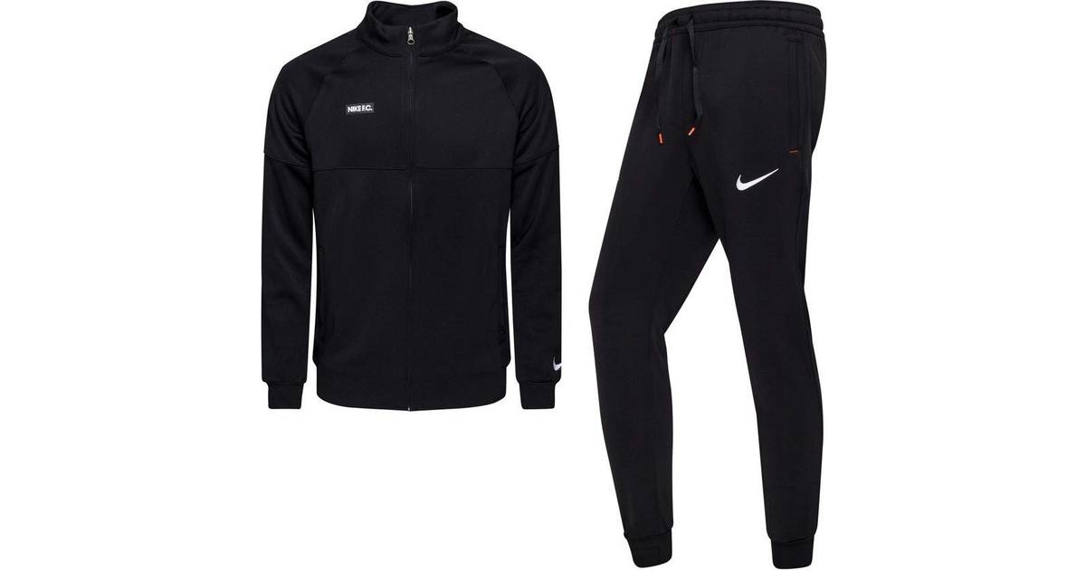 Nike F.C. Football Tracksuit Men - Black/Black/White/White • Pris »