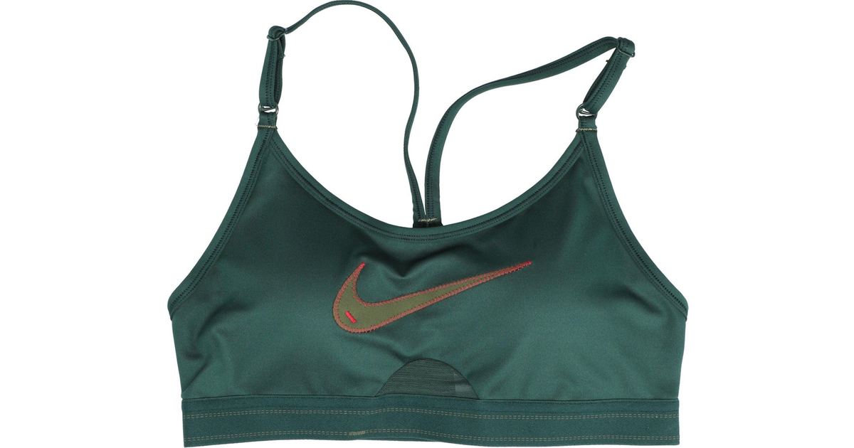Nike Dri-FIT Indy Light-Support Padded Graphic Sports Bra - Pro  Green/Mystic Hibiscus/Rough Green • Pris »