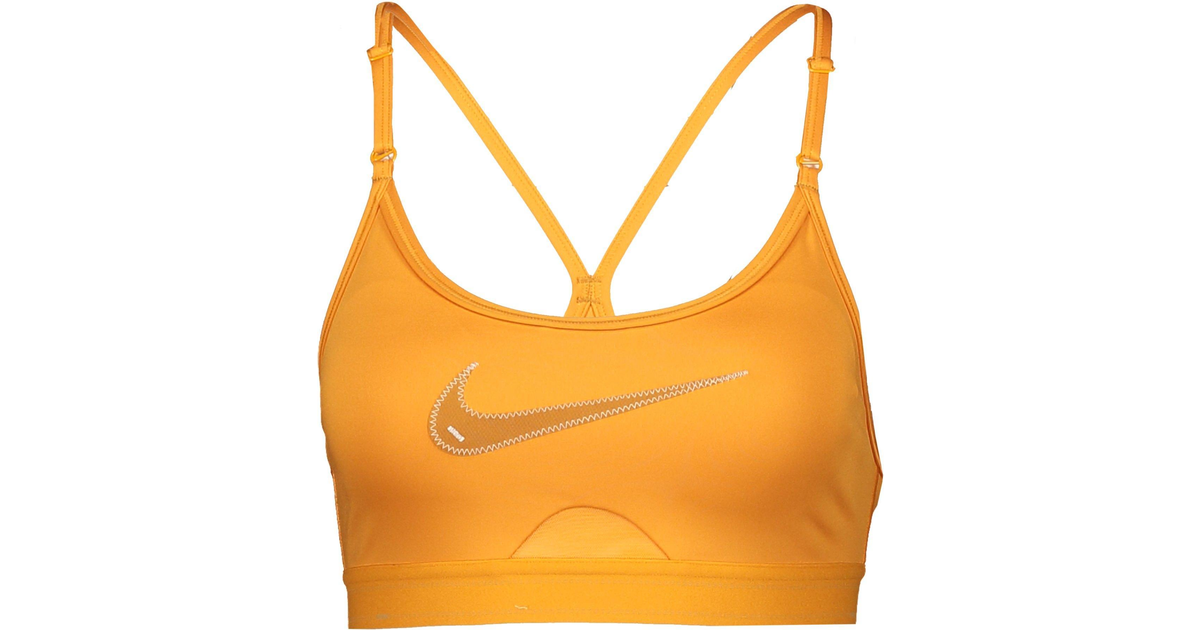 Nike Dri-FIT Indy Light-Support Padded Graphic Sports Bra - Light  Curry/Pearl White/Desert Ochre/Desert Ochre • Pris »