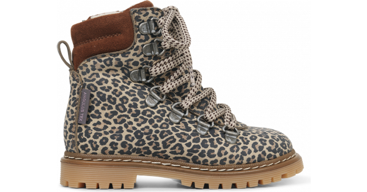 Angulus TEX - Boots with Zipper& Laces - Leopard • Pris »