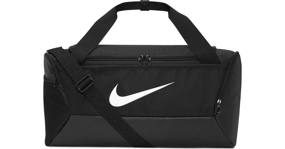 Nike Brasilia 9.5 Small Duffel Bag - Black/White • Pris »