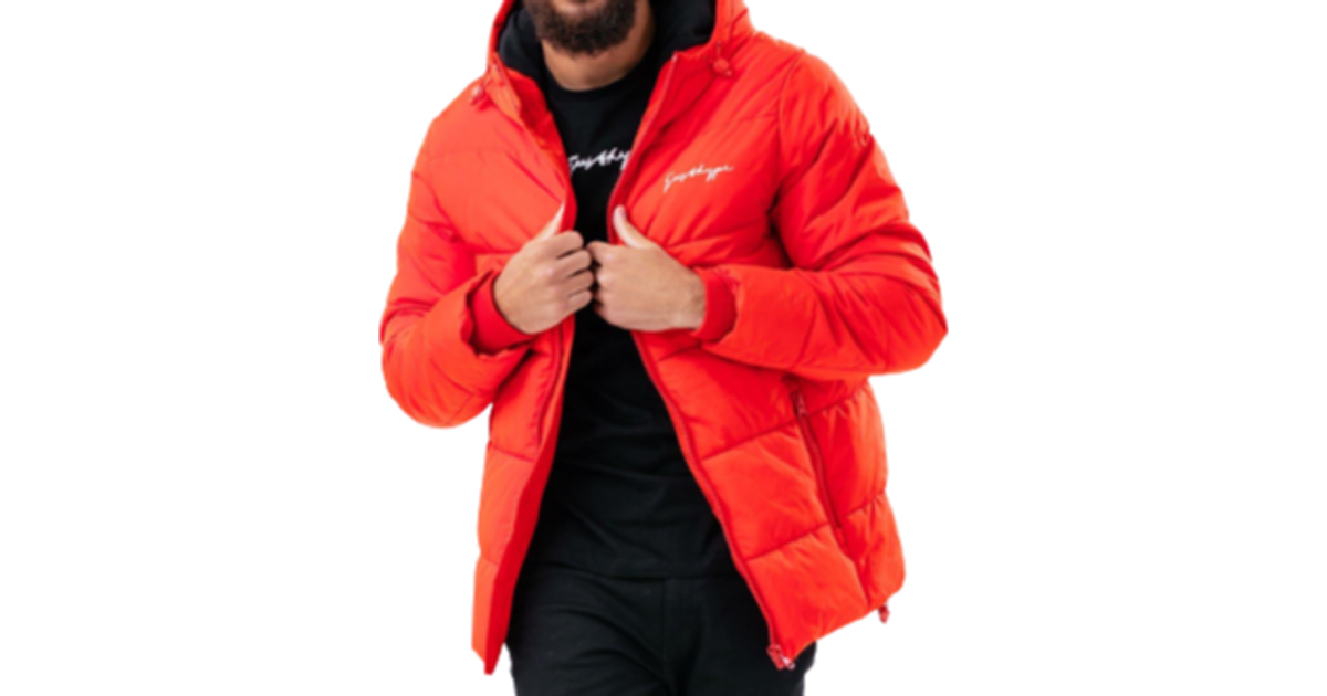 Hype Luxe Padded Jacket - Red (1 butikker) • Se priser »