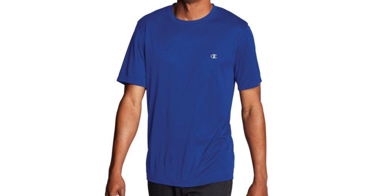 Champion Double Dry T-shirt Men - Royal Blue • Pris »