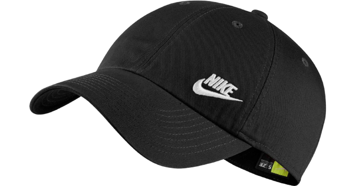 Nike Women's Sportswear Heritage 86 Cap - Black/White (AO8662-010) • Pris »