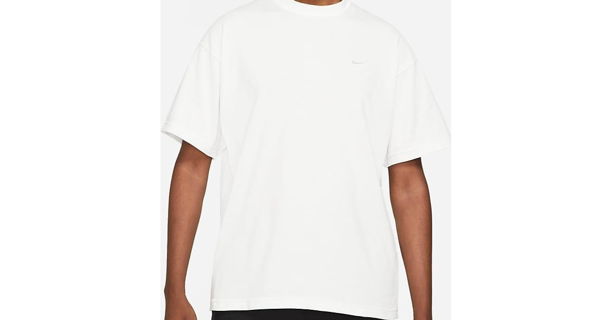 Nike Solo Swoosh T-Shirt - Summit White/White • Pris »