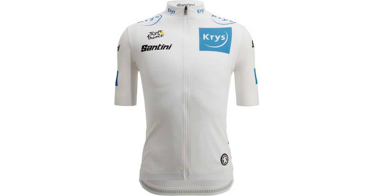 Santini Best Young Rider Replica Tour De France Short Sleeve Jersey Men -  White • Pris »