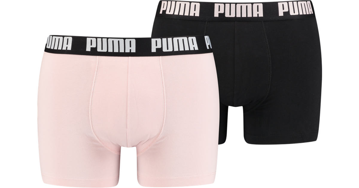 Puma Basic Boxer 2-pack - Pink (2 butikker) • Priser »