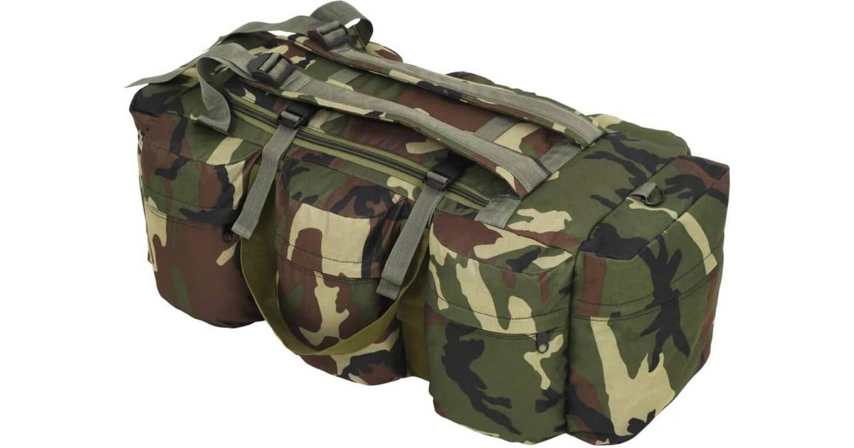 VidaXL 3-in-1 Army-Style Duffel Bag 90 L • Se pris »
