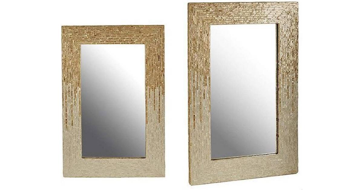 Sølv (2,5 x 91,5 x 61,5 cm) Vægspejl • PriceRunner »