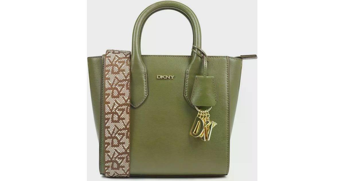 DKNY Valery Small Satchel Bag Green • PriceRunner »