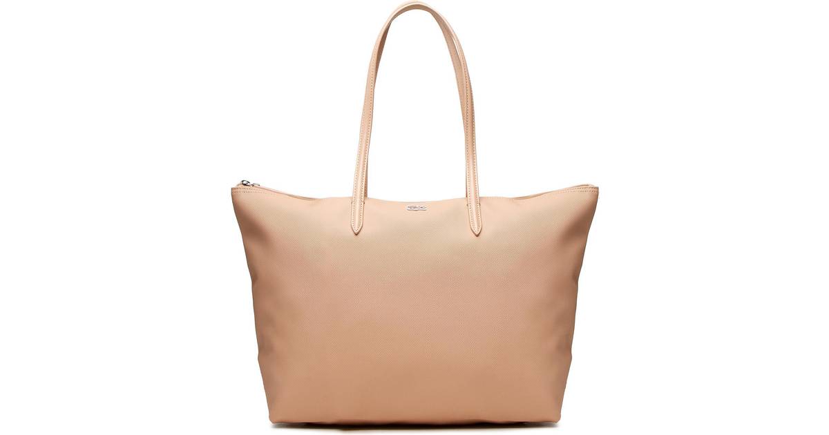 Lacoste Shopper Large Shopping Bag Amande OneSize Taske • Pris »