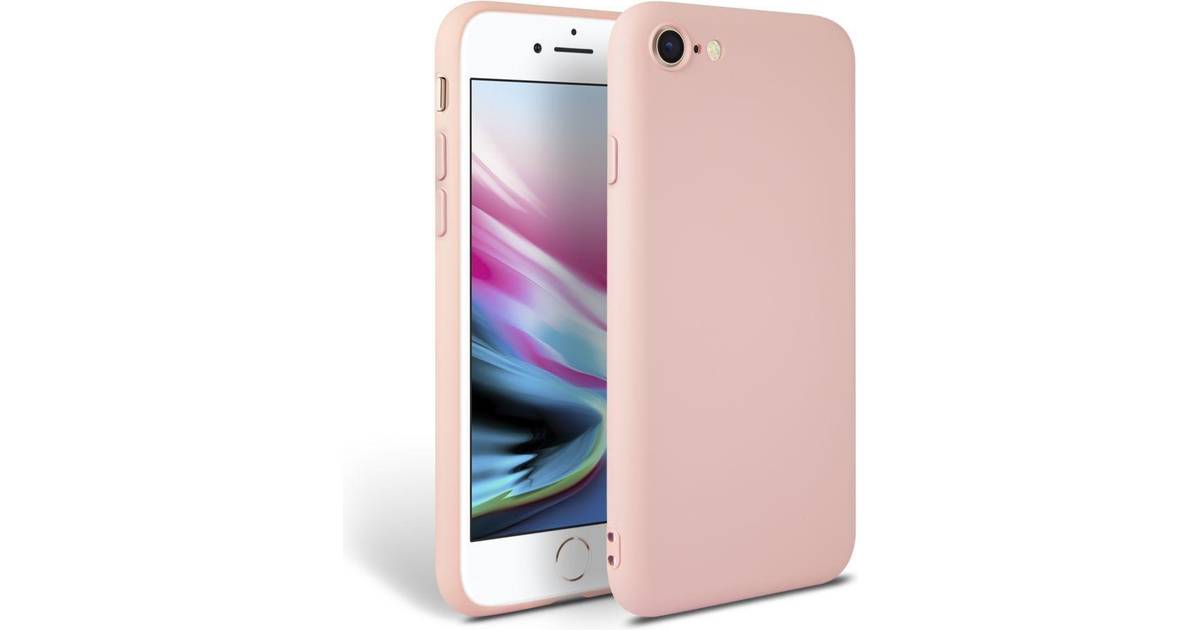 Tech-Protect Icon iPhone SE (2022 2020) 8 7 Silikone Cover Pink • Pris »