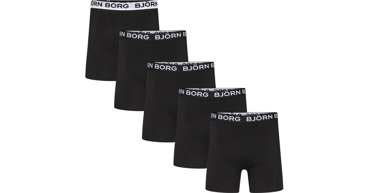 Björn Borg Essential Boxer 12-pack - Black • Priser »