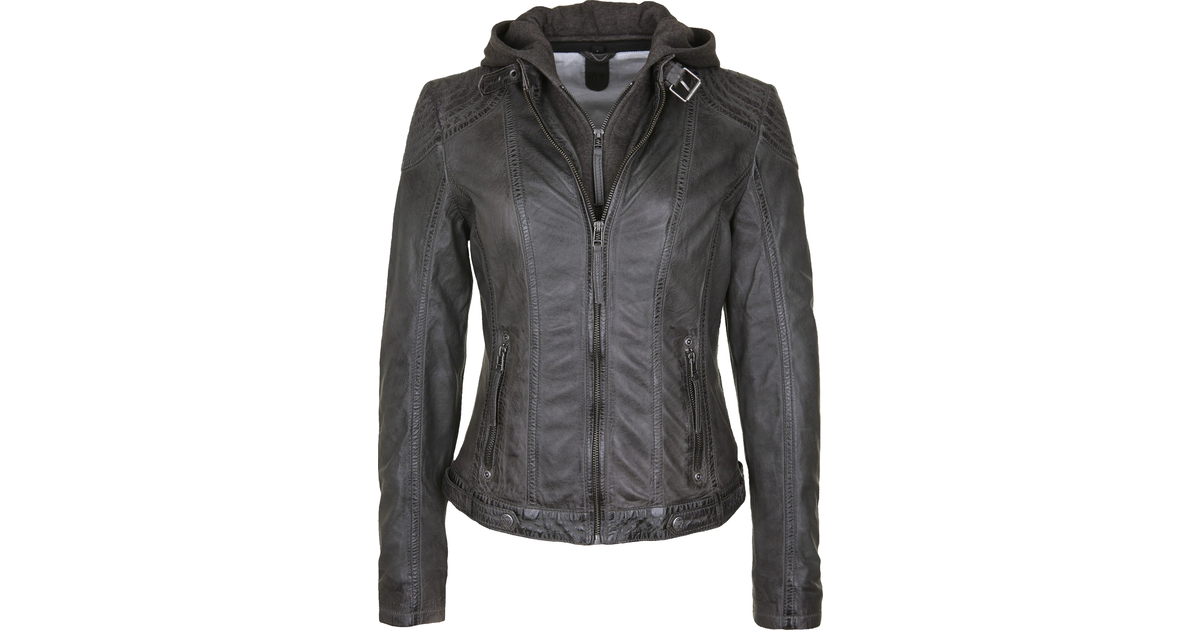Gipsy Cacey Legv Leather Jacket - Anthracite • Pris »