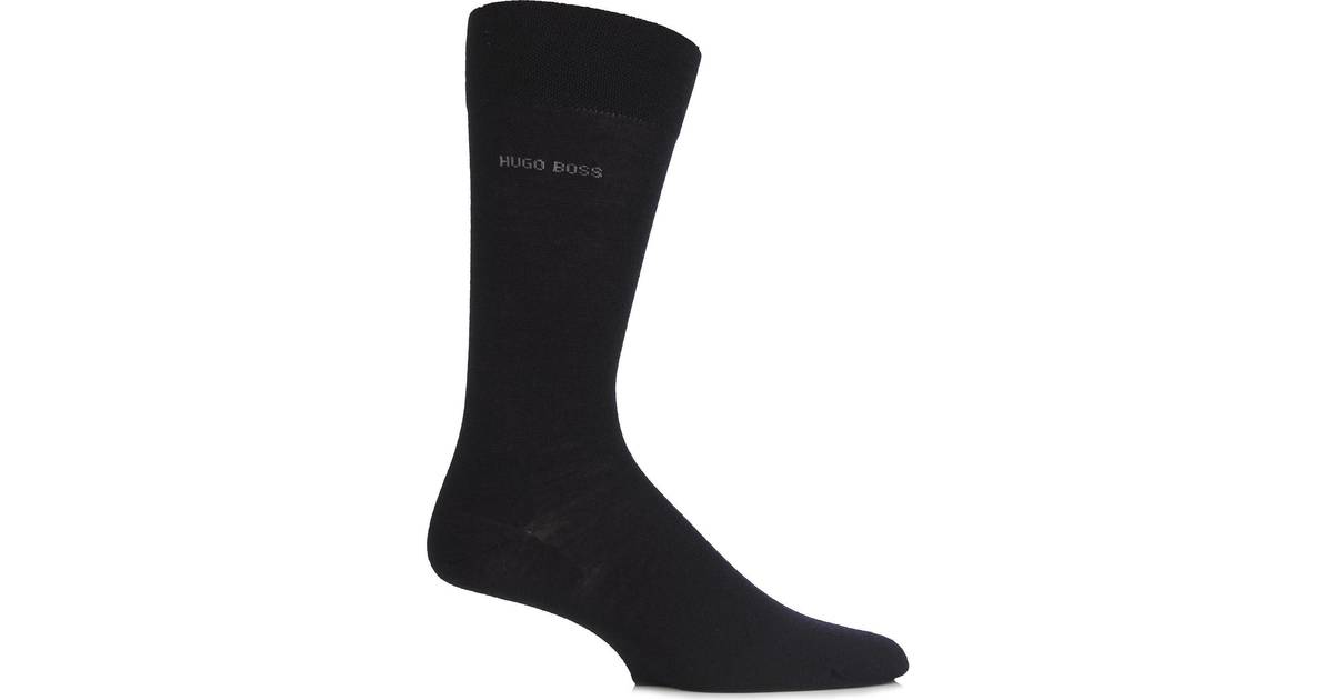 Hugo Boss William Plain Merino Wool Socks Men's - Black • Pris »