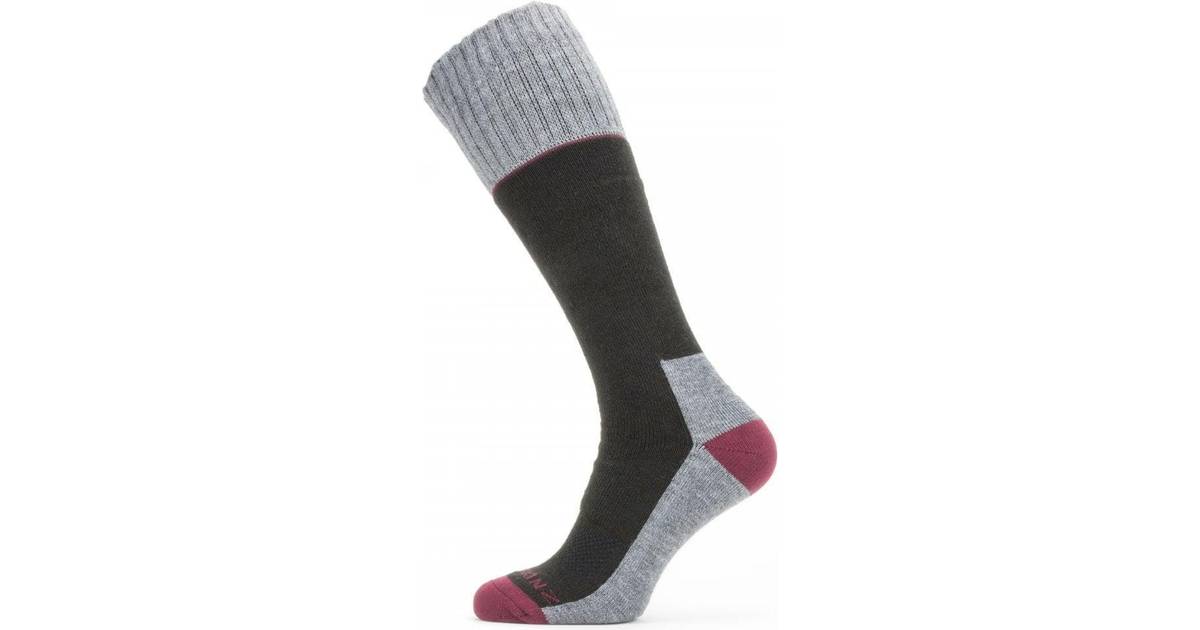 Sealskinz Solo Quickdry Knee Length Sock Black/Grey Strømper • Pris »