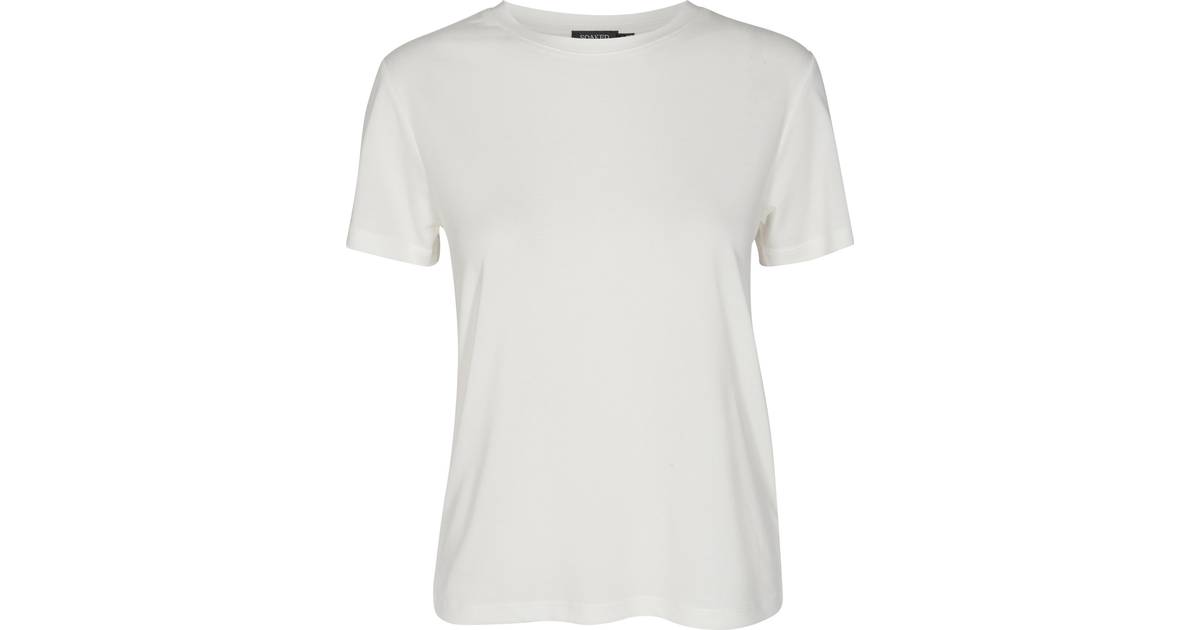 Soaked in Luxury Slcolumbine Crewneck T-shirt SS Kvinde T-shirts Regular  Fit Blomstret hos Magasin • Pris »