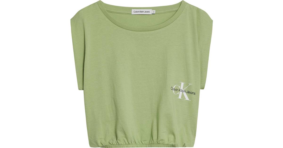 Calvin Klein T-shirt Monogram Off Placed Lucky (152) T-Shirt • Pris »