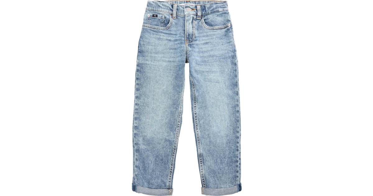 Calvin Klein Jeans Straight Denim Light (164) Bukser Jeans • Pris »