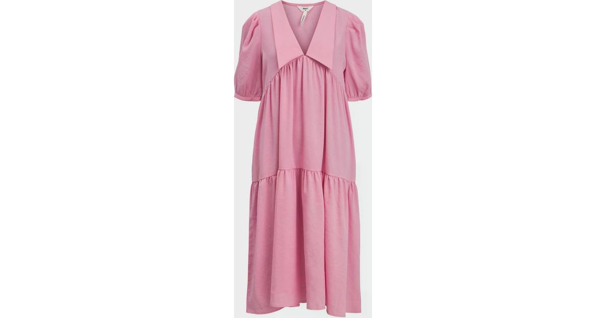 Object Objalaia Midi Long Dress - Begonia Pink • Pris »