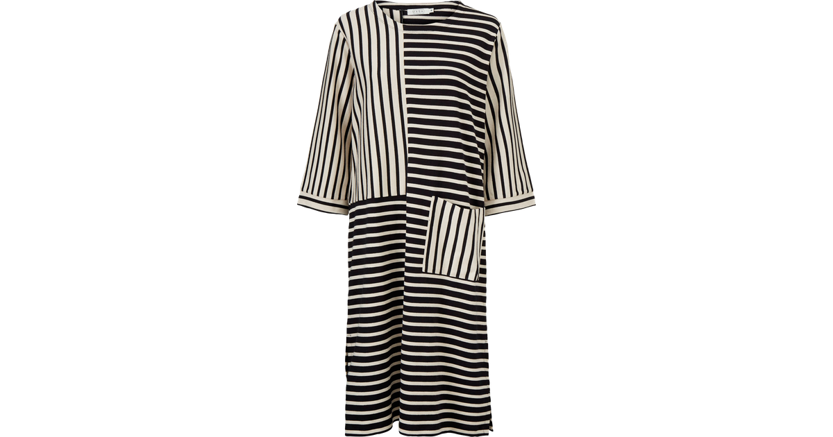 Masai Nydimi Stripe Dress - Black • Se PriceRunner »