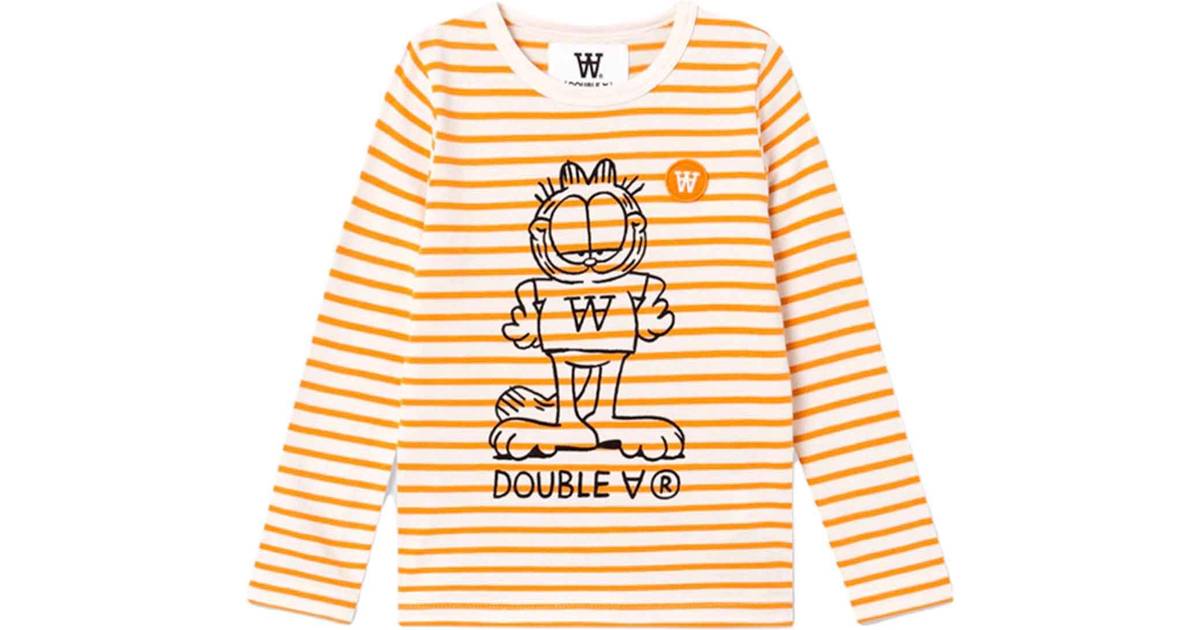 Wood Wood x Garfield Bluse - Offwhite/Orange • Pris »
