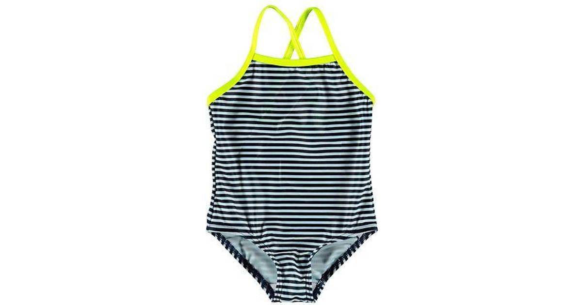 Name It Patterned Swimsuit - Safety Yellow (13187596) • Pris »