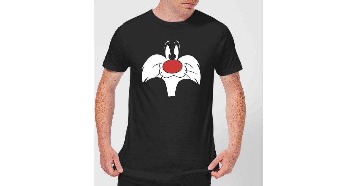 Looney Tunes Sylvester Big Face Men's T-Shirt • Pris »
