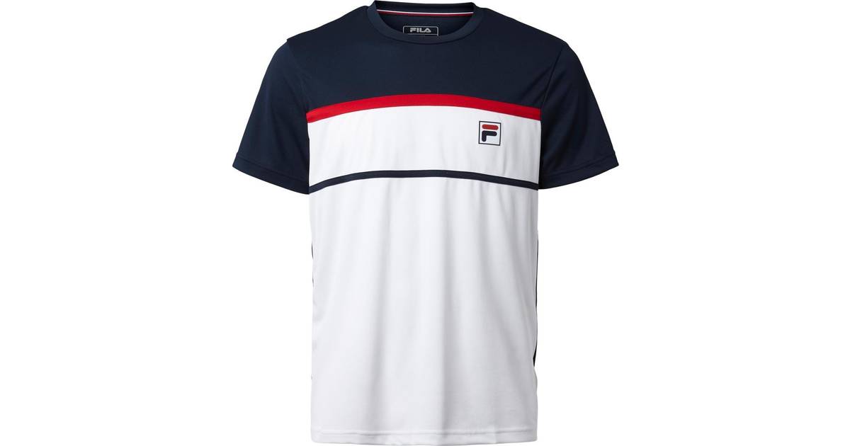 Fila Steve T-shirt - White (3 butikker) • PriceRunner »