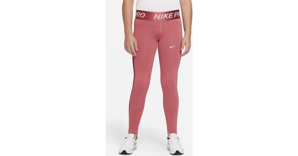 Nike Pro Warm Dri-FIT-leggings til større børn (piger) • Pris »