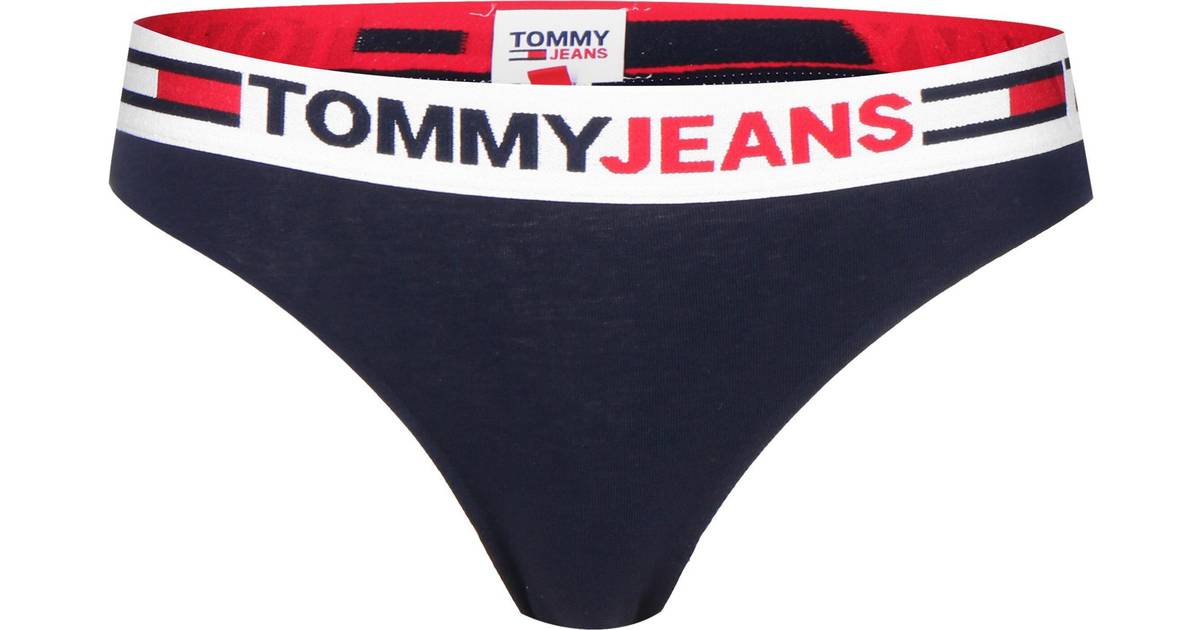 Tommy Hilfiger Jeans ID Marineblå G-streng Marineblå • Pris »