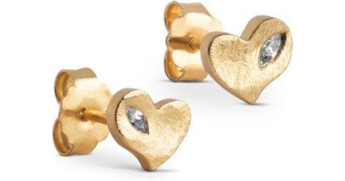 ENAMEL Copenhagen Rosalie Earrings - Gold/Transparent • Pris »