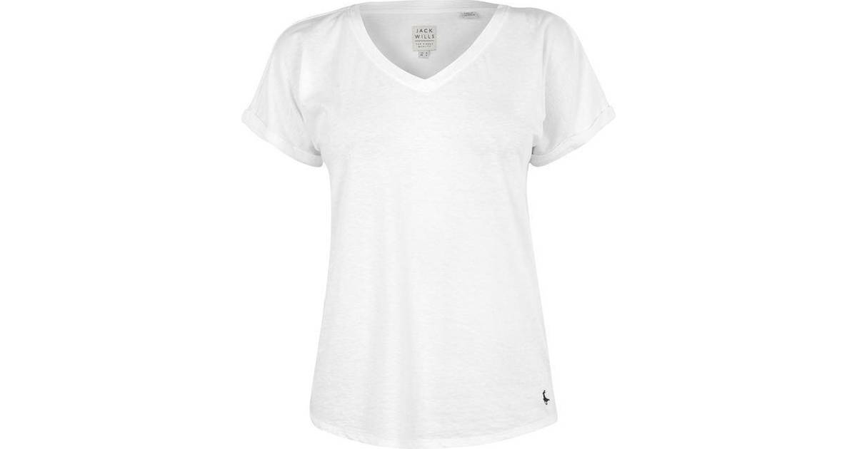 Jack Wills Etton V Neck T-Shirt (1 butikker) • Priser »