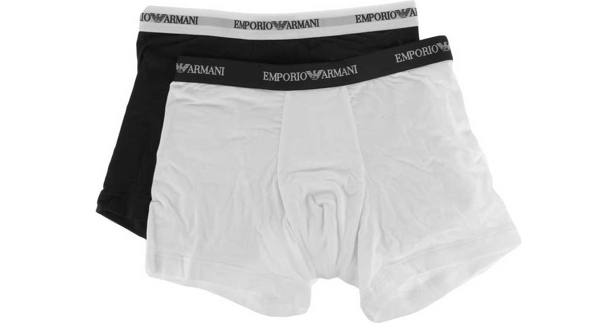 Emporio Armani underbukser 2-pak Hvid&Navy • Priser »