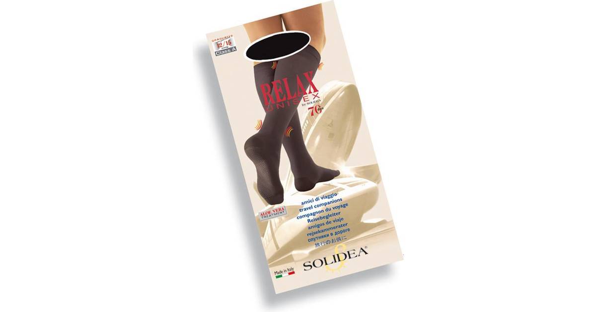 Solidea Knee Support Stocking 70 Den Unisex - Black • Pris »