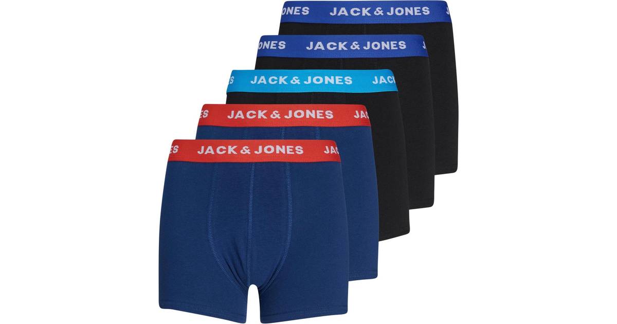 Jack & Jones Jachuey Trunks Pack Noos JNR 140 Underbukser hos Magasin  Black/black • Pris »
