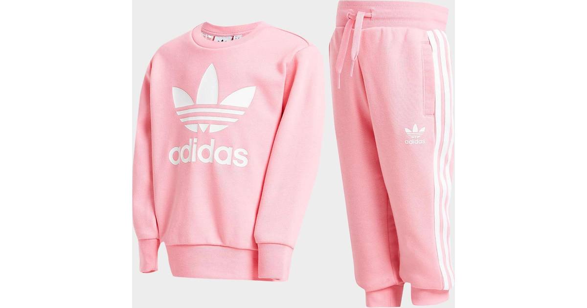 Adidas Crew Sweatshirt Set - Bliss Pink (HK7496) • Pris »