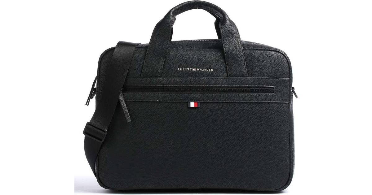 Tommy Hilfiger Essential Computer Bag - Black • Pris »