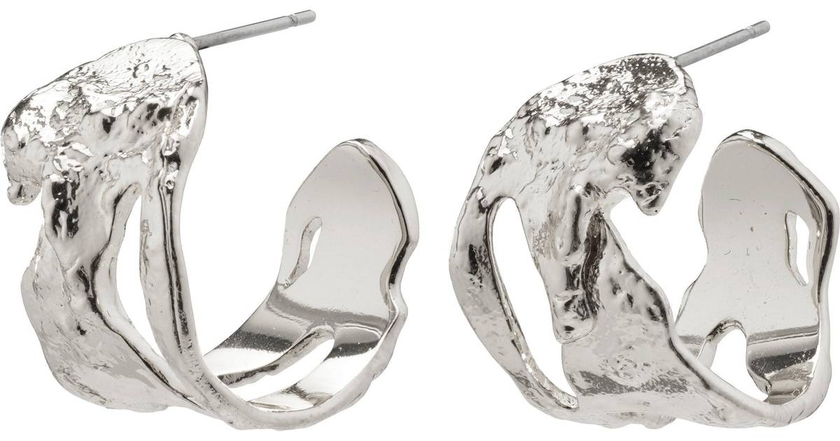 Pilgrim Happy Earrings - Silver (2 butikker) • Priser »