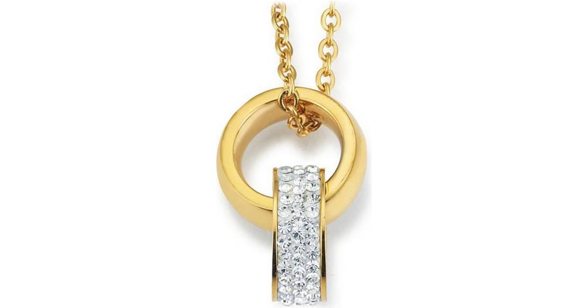 Gooix Necklace - Gold/Transparent • Se PriceRunner »