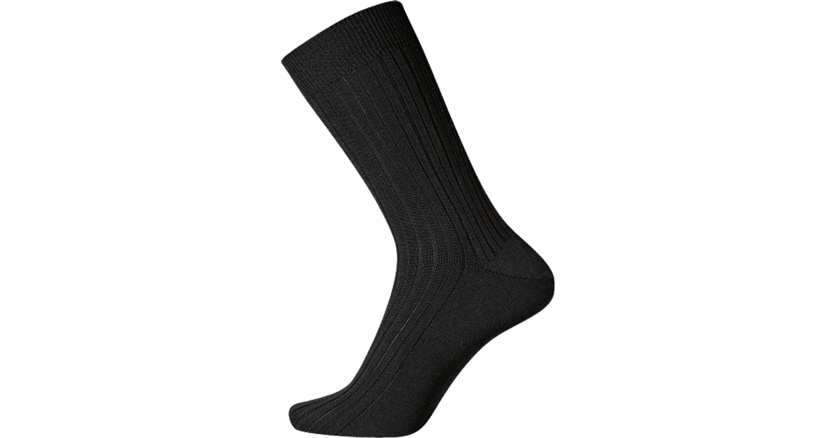 Egtved Wool Broadrib Sock - Black • Se PriceRunner »