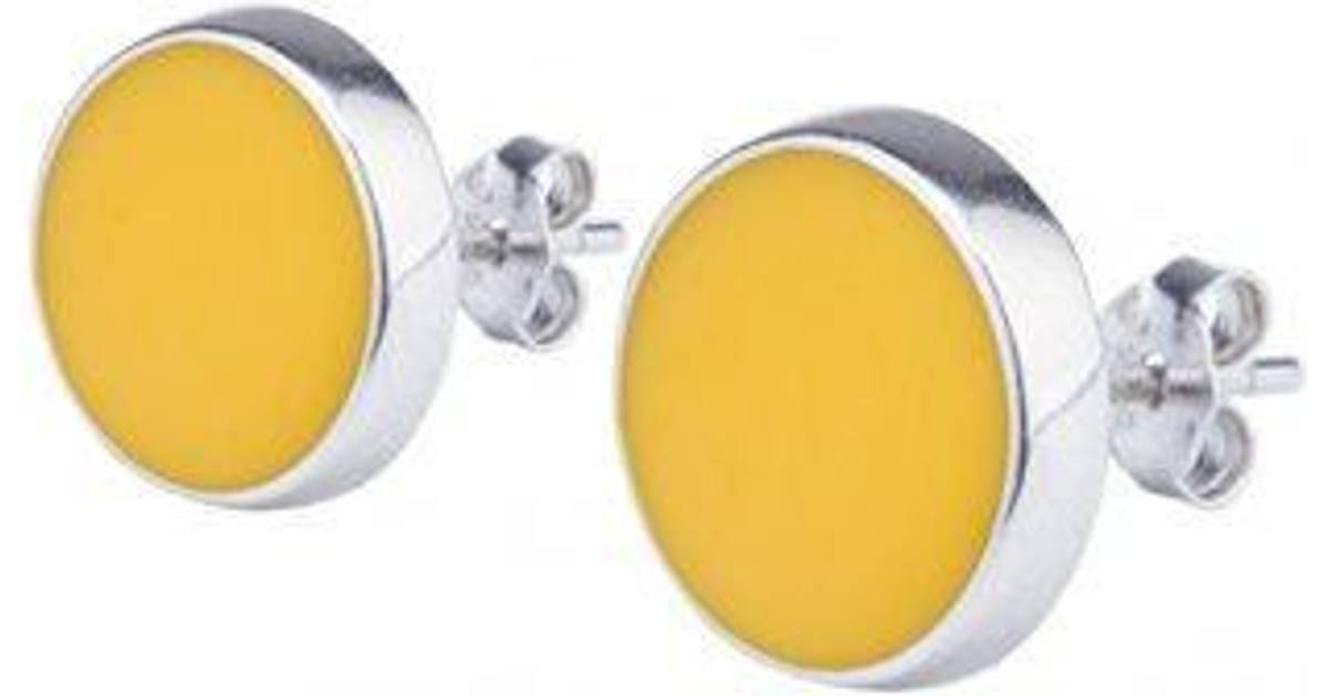 Everneed Liva Dots Earrings – Silver/Yellow • Priser »