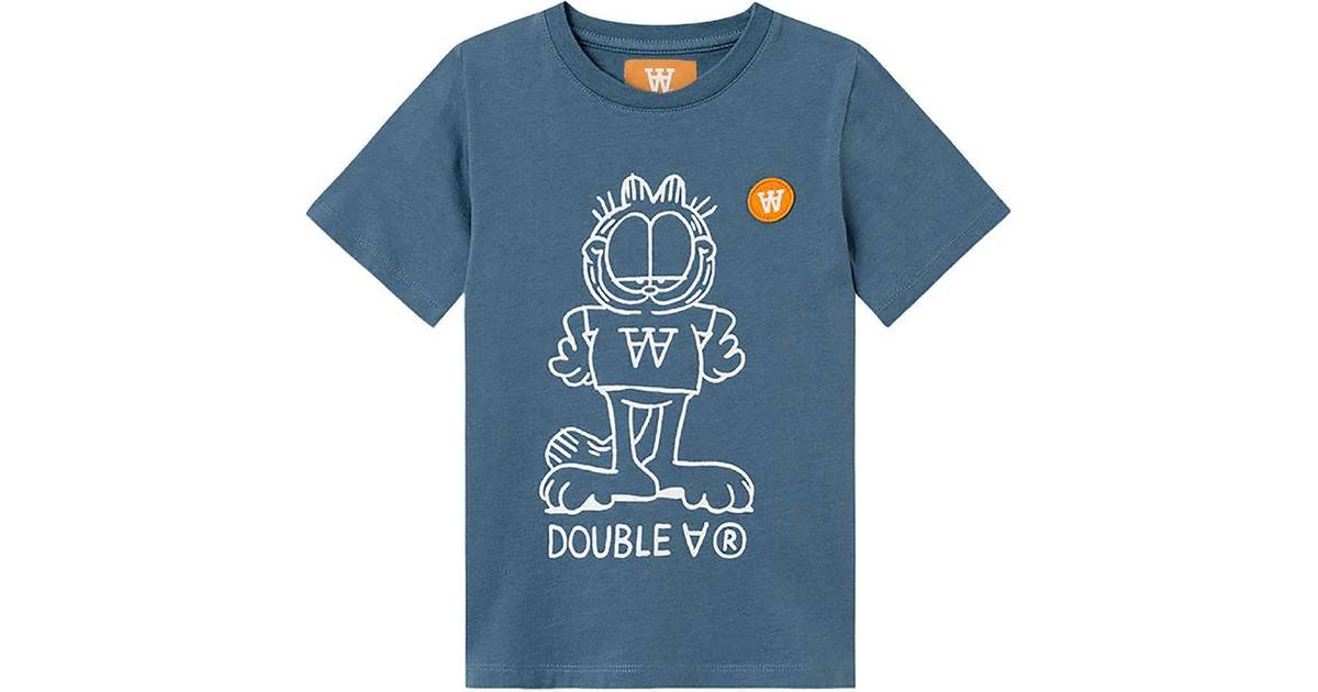 Wood Wood Kid's Ola Double Trouble T-shirts - Blue (30045712-2222) • Pris »