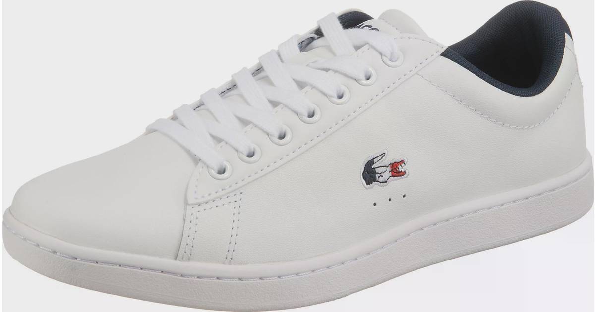 Lacoste Carnaby Evo Tri 1 Sfa Wht/nvy/red, Dame, Sko, Sneakers, Hvid