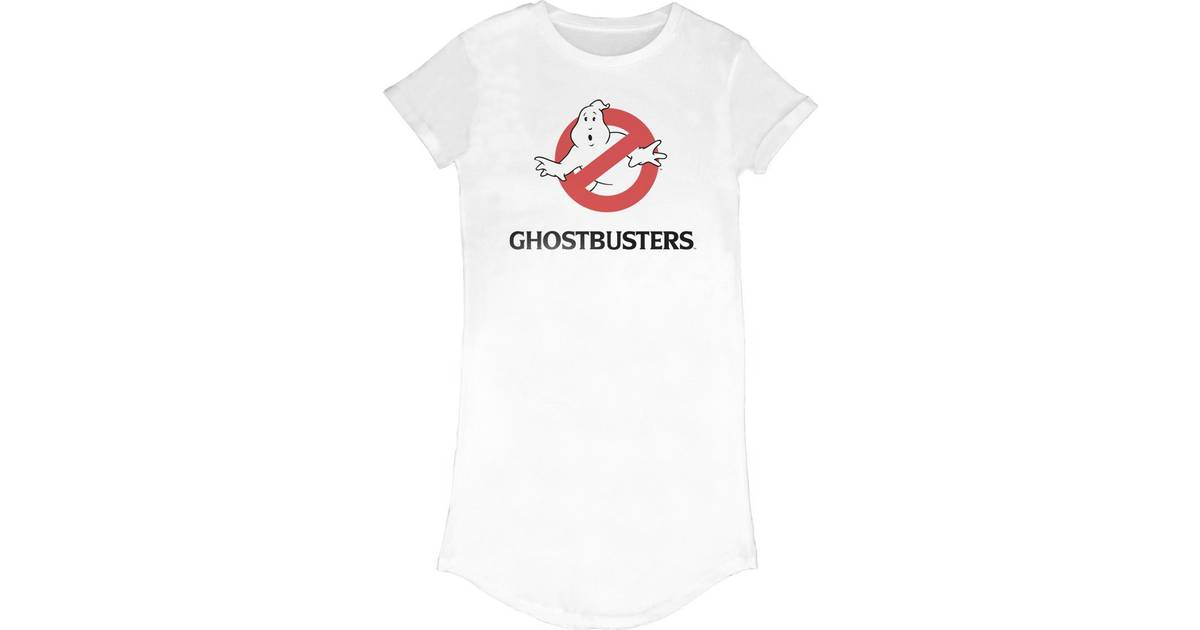 Ghostbusters Womens/Ladies Logo T-Shirt Dress (White) • Pris »